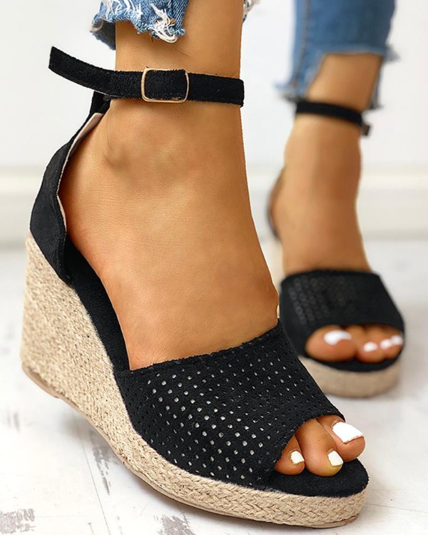 Ankle Strap Espadrille Wedge Sandals Ankle Strap Espadrille Wedge Sandals