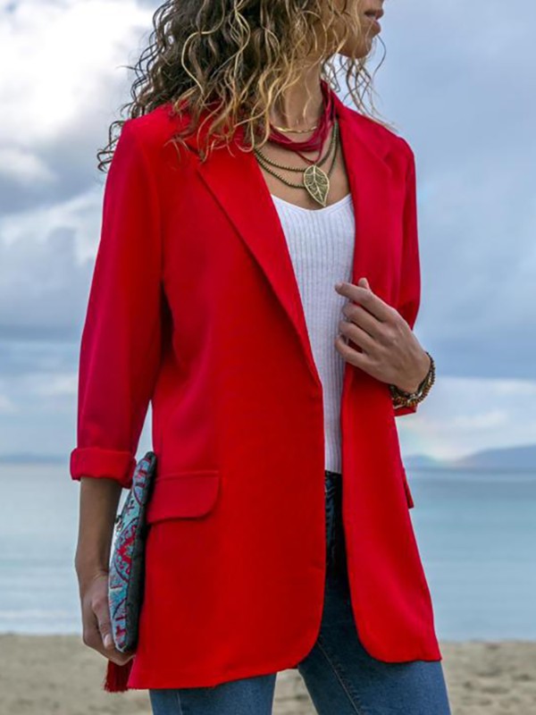 Solid Open Front Long Sleeve Oversize Coat Solid Open Front Long Sleeve Oversize Coat