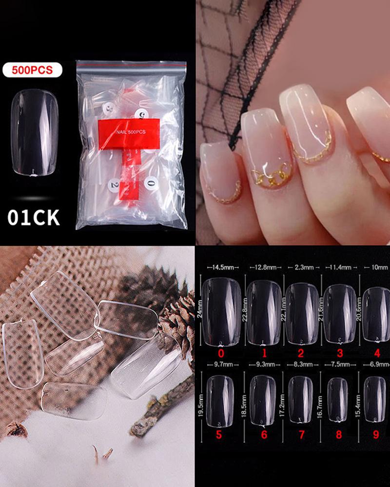 

Clear False Nails, Style1