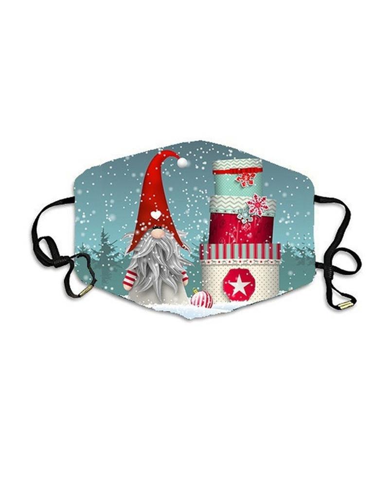 

Christmas Print PM2.5 Breathable Face Mask, Style12