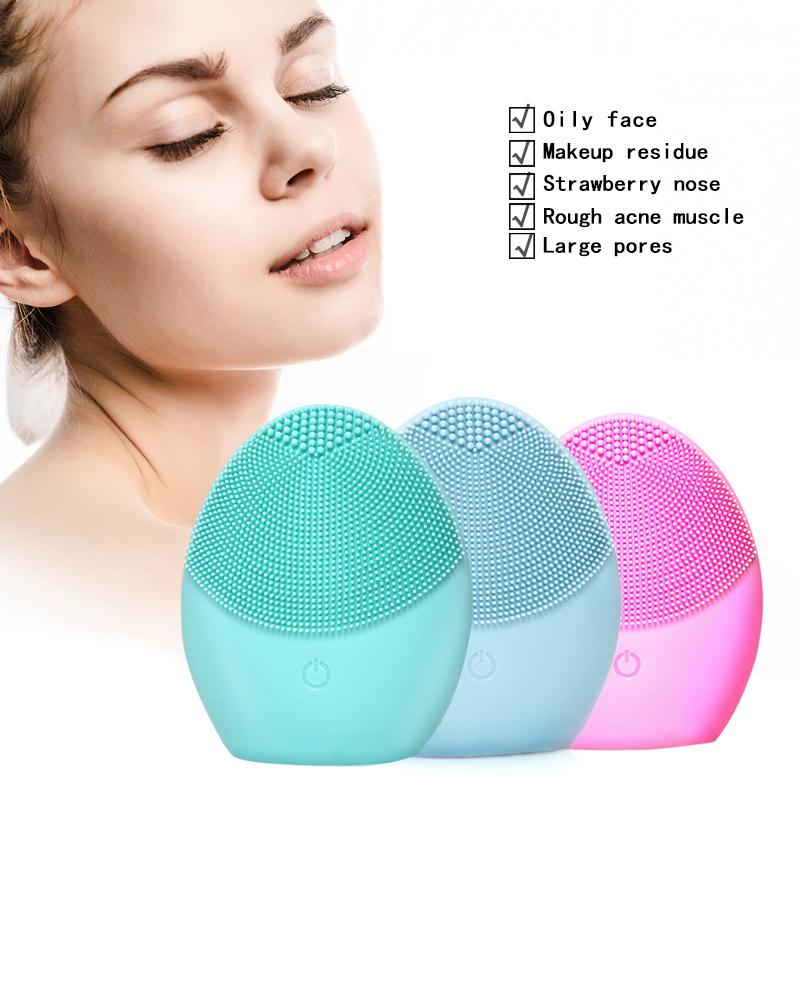 

Face Cleaning Brush Electric Brush, Pink