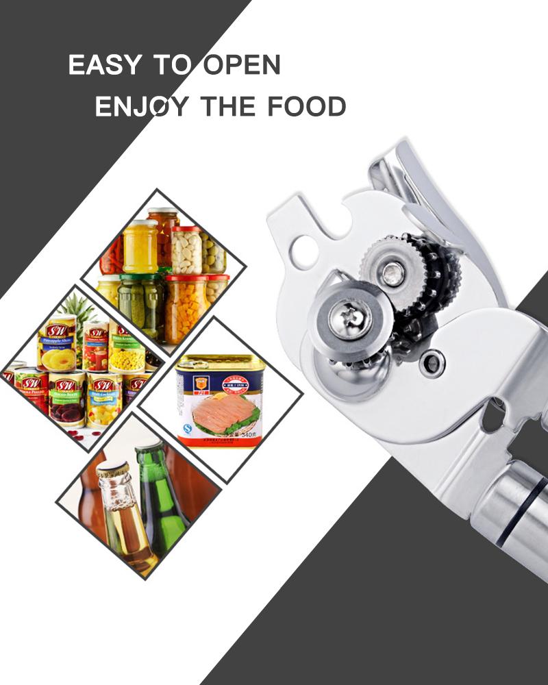 

Powerful Can Opener Tool Multifunctional Can Opener, Silver