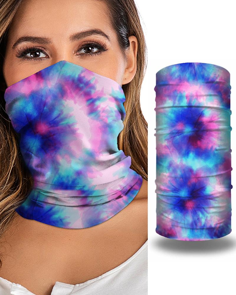 

Print Breathable Face Bandana Magic Scarf Headwrap Balaclava, Blue