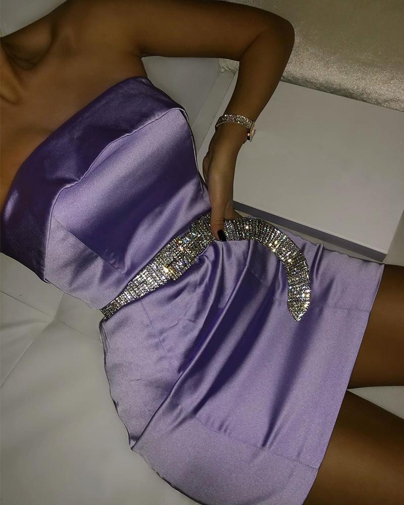 

Off Shoulder Bodycon Mini Dress