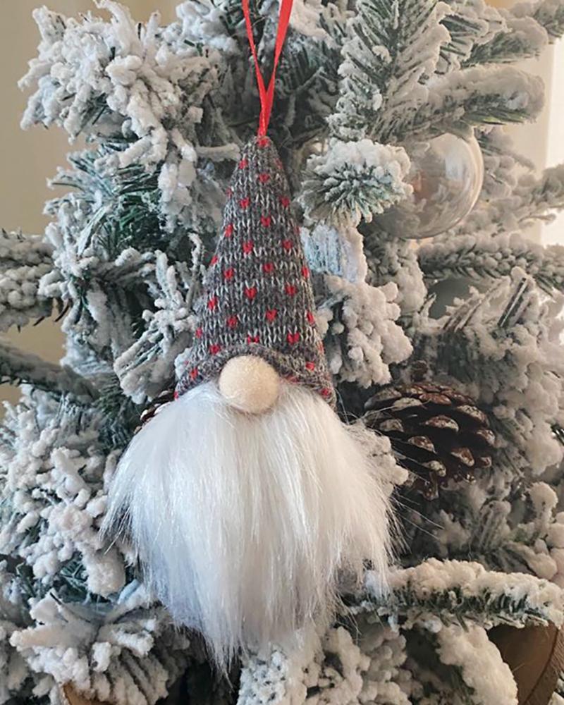 

Gnome Christmas Ornaments, Handmade Swedish Tomte Xmas Gnomes Plush Doll, Style1