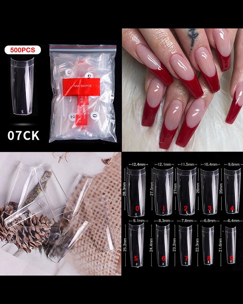

Clear False Nails, Style2