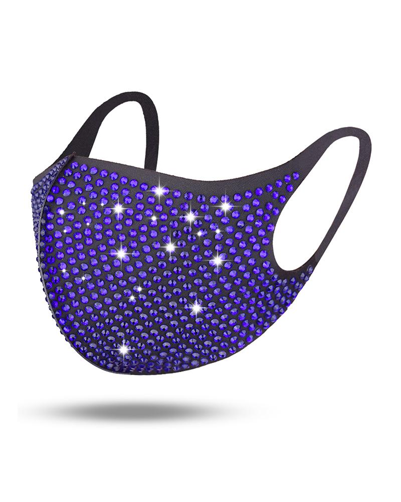 

Studded Breathable Face Mask, Blue