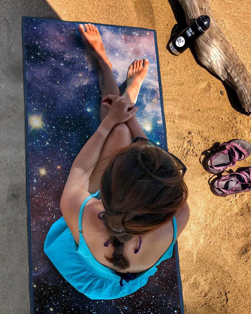 

Print Portable Soft Fitness Yoga Mat(172CM * 61CM, Dark blue