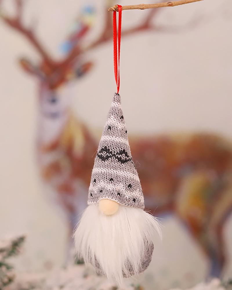 

Gnome Christmas Ornaments, Handmade Swedish Tomte Xmas Gnomes Plush Doll, Style6