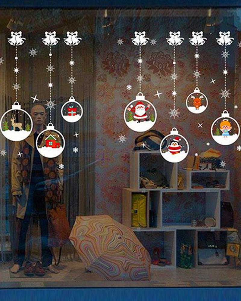 

Christmas Pattern Graphic Door Sticker, Style7