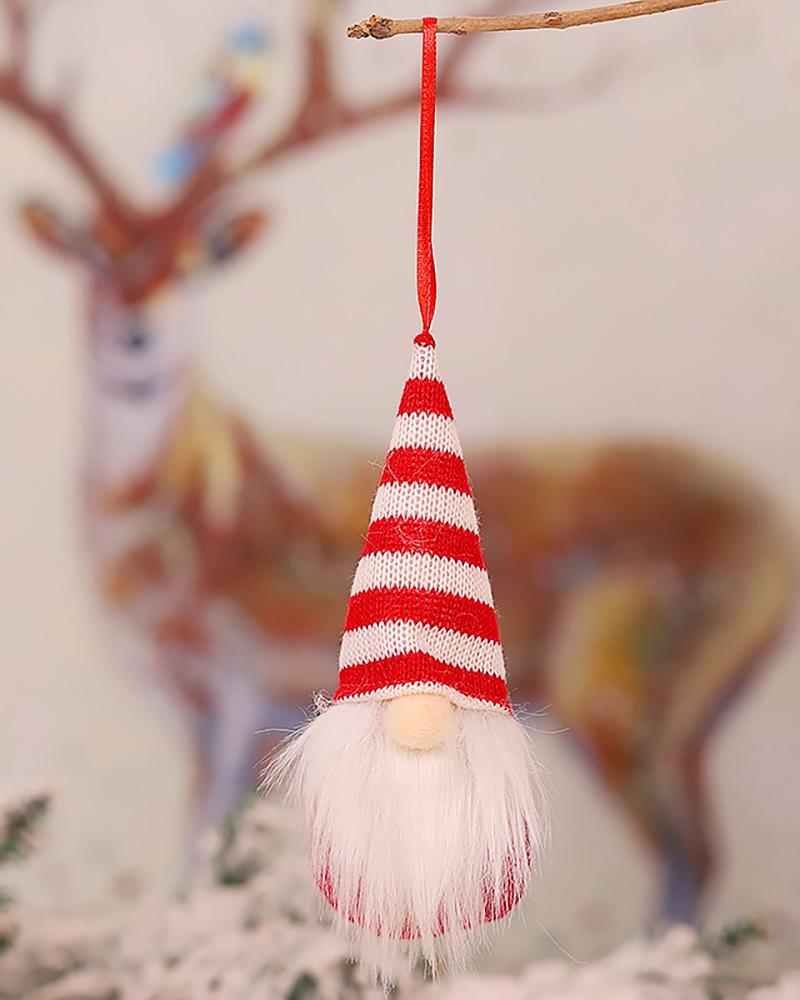 

Gnome Christmas Ornaments, Handmade Swedish Tomte Xmas Gnomes Plush Doll, Style2