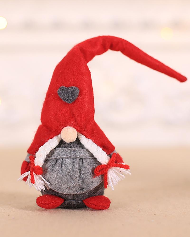 

Christmas Gnomes Doll Ornament, Style4