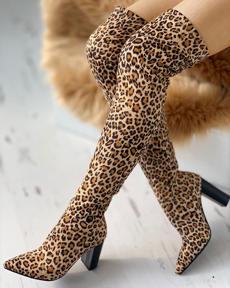 

Pointed Toe Over The Knee Boots