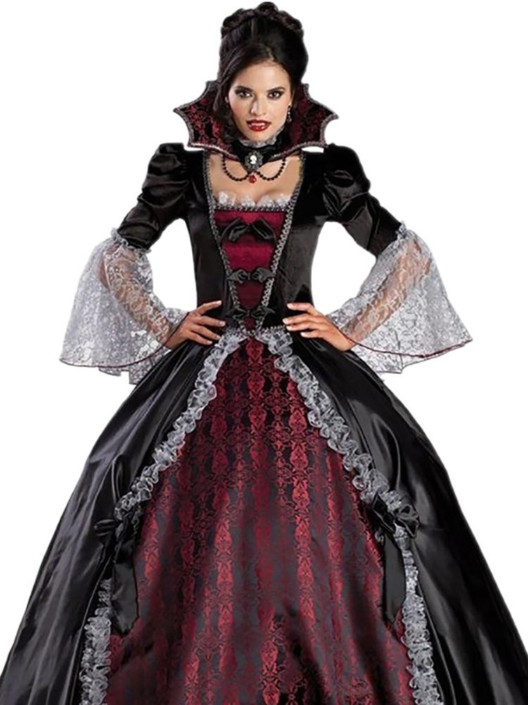 

Killing It Vampire Cosplay Costume Dress, Black