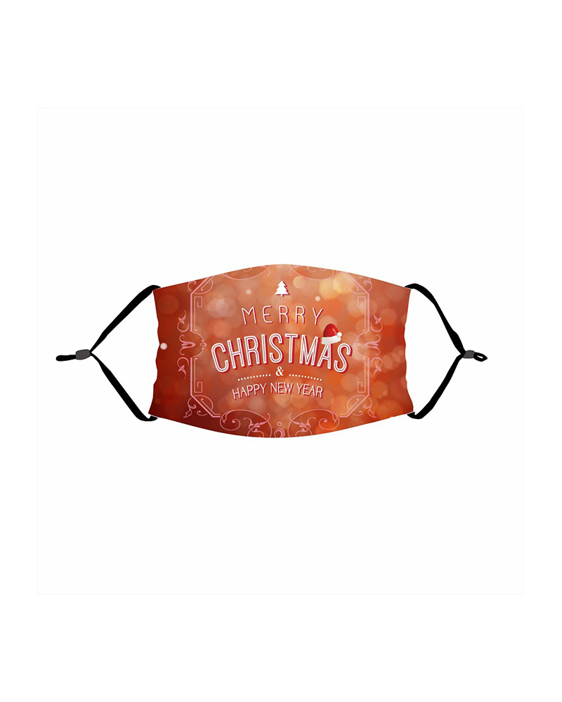 

Christmas Print PM 2.5 Face Mask For Adult, Style1