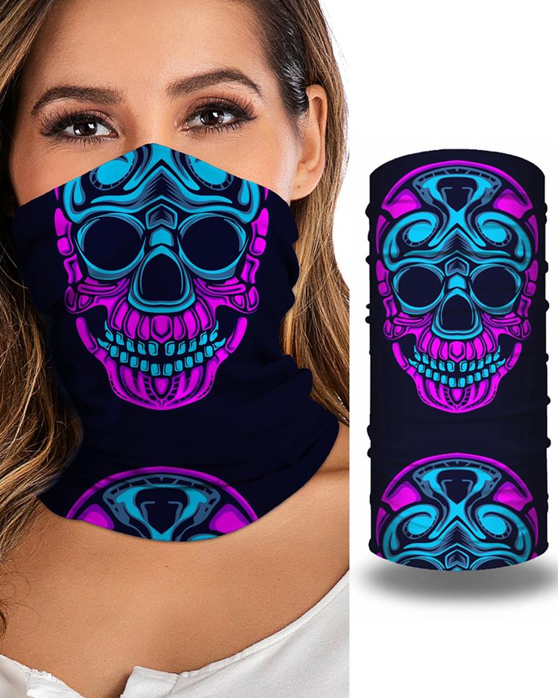 

Animal Print Breathable Face Bandana Magic Scarf Headwrap Balaclava, Blue
