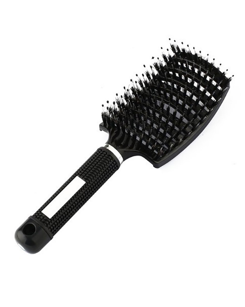 

Hair Scalp Massage Comb Hairbrush Bristle, Black