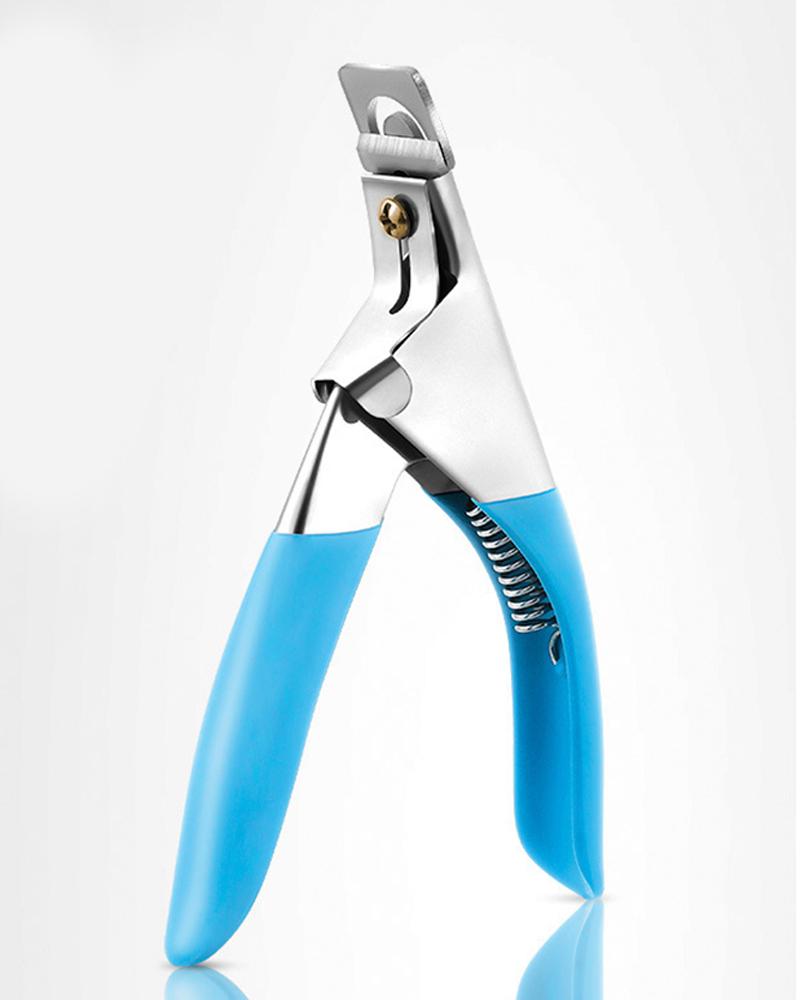 

U Shaped Nail Scissors, Blue
