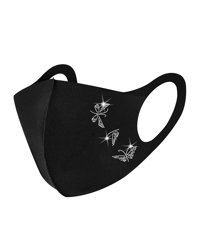 

Mutil Pattern Studded Breathable Face Mask, Style5