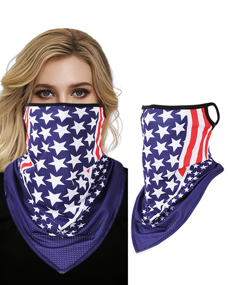 

Print Breathable Face Bandana Magic Scarf Headwrap Balaclava, Style8