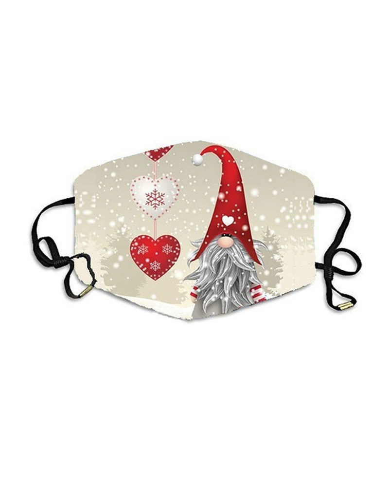 

Christmas Print PM2.5 Breathable Face Mask, Style8