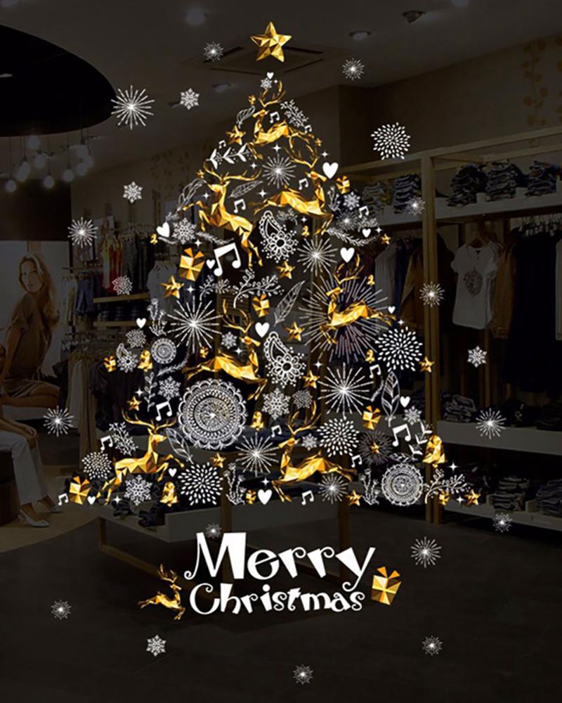 

Christmas Pattern Graphic Door Sticker, Style6