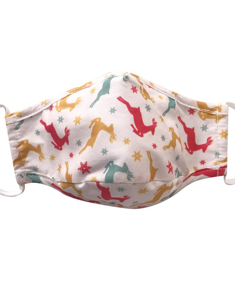 

Christmas Print PM2.5 Filter Face Mask, Style1