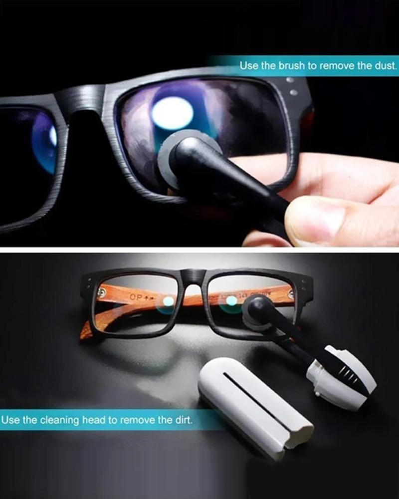

Portable Eyeglass Cleaning Kit, White