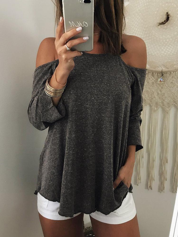 

Sexy Cut Out Backless Strappy T-shirt