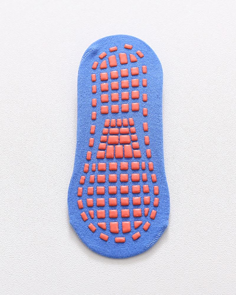 

1Pair Floor Socks Silicone Non Slip Socks, Blue