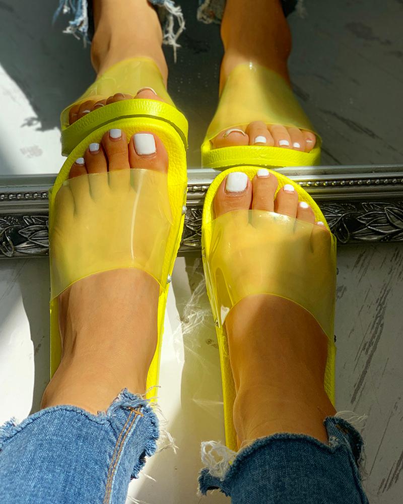 

Coloured Beach Slipper Shoes