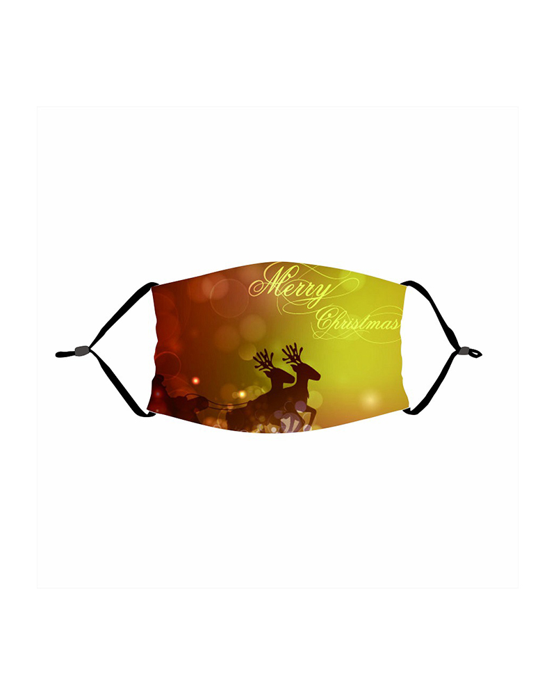 

Christmas Print PM 2.5 Face Mask For Adult, Style5