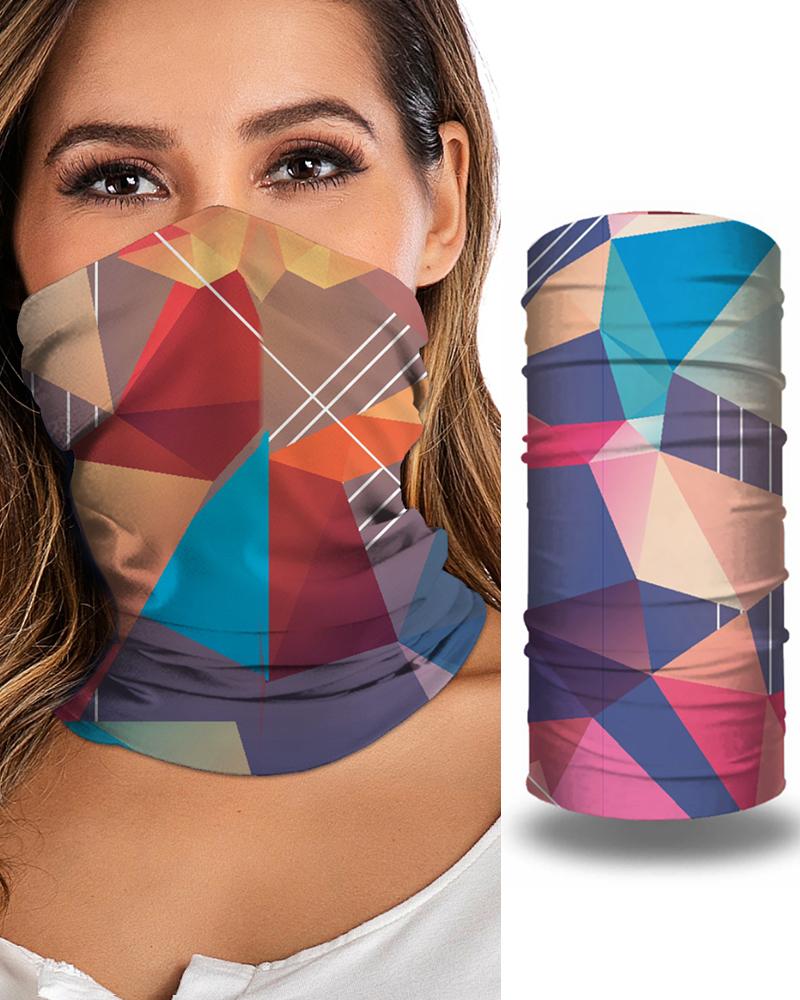 

Print Breathable Face Bandana Magic Scarf Headwrap Balaclava, Multicolor