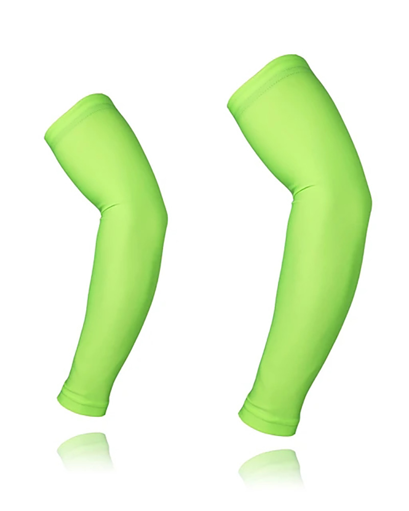 

Breathable Compression Lightweight Sunscreen Bike Cycling Armwarmer Sleeve, Green