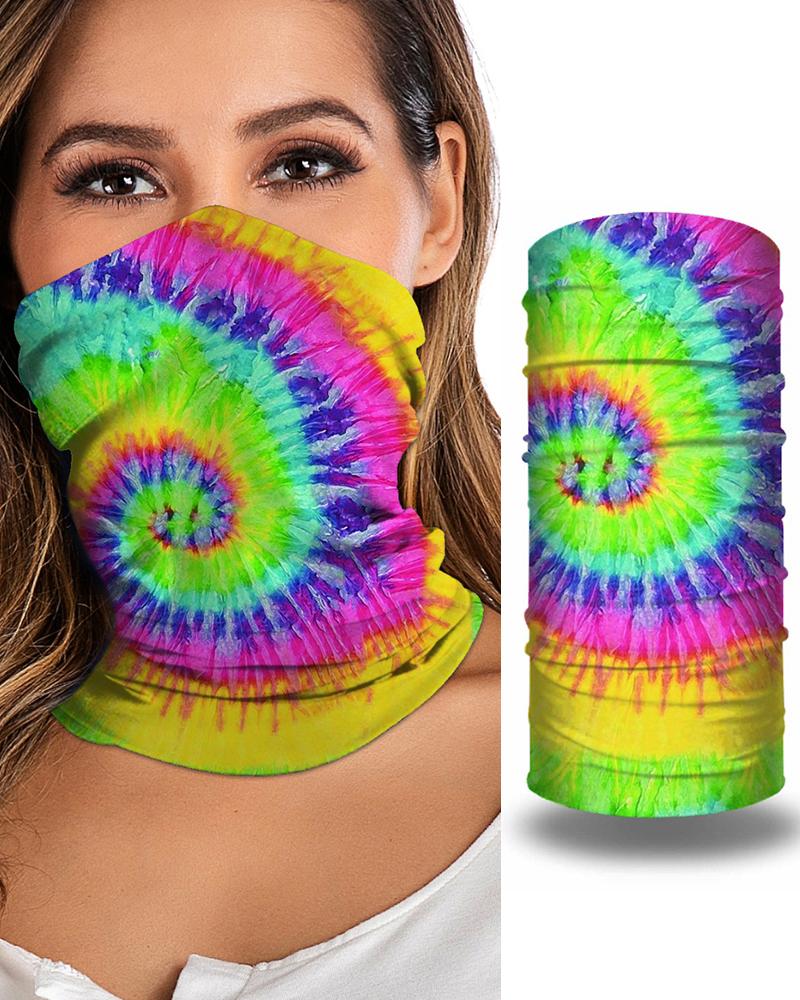 

Print Breathable Face Bandana Magic Scarf Headwrap Balaclava, Purple