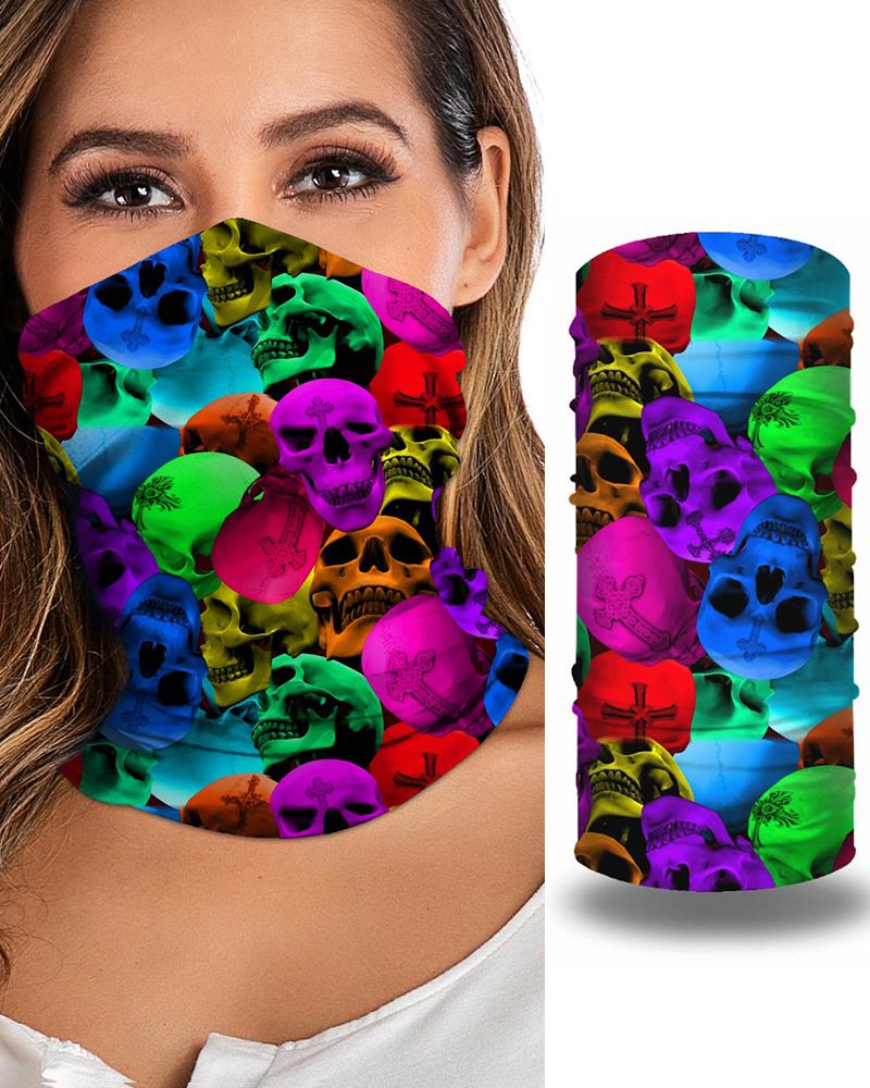 

Print Breathable Face Bandana Magic Scarf Headwrap Balaclava, Multicolor