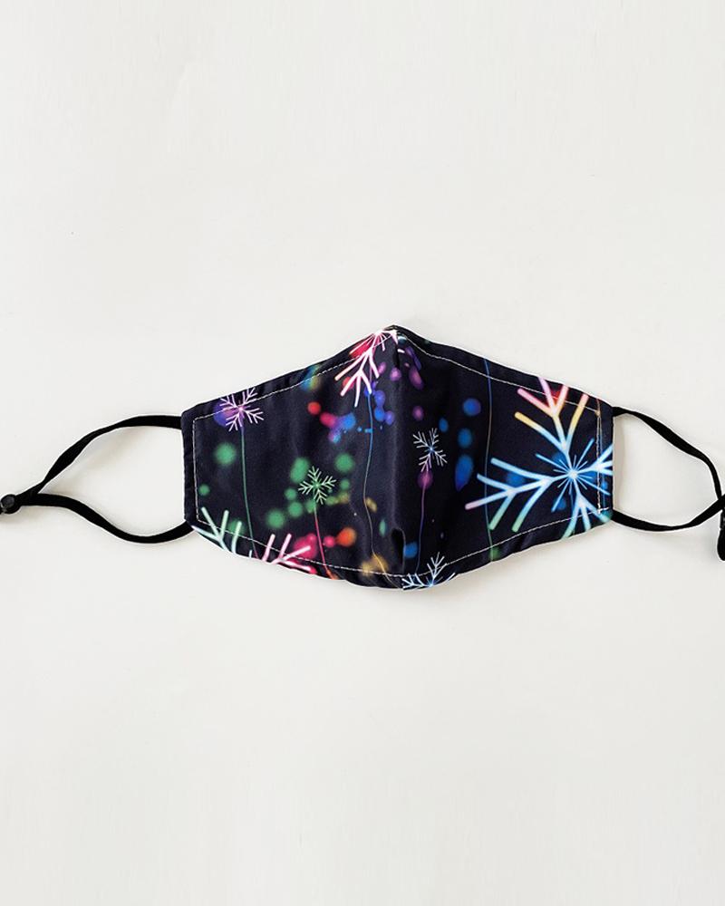 

Christmas Print Valve PM 2.5 Face Mask With Filter For Kids, Style6