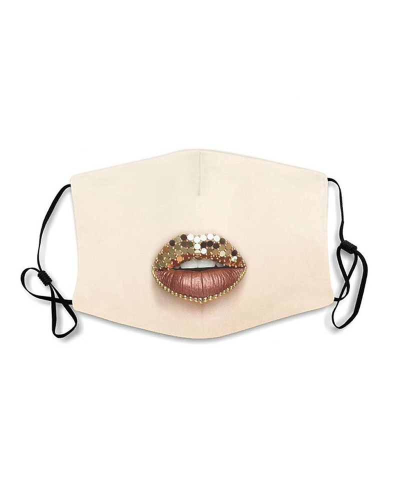 

Lips Expression Breathable Face Mask, Style4