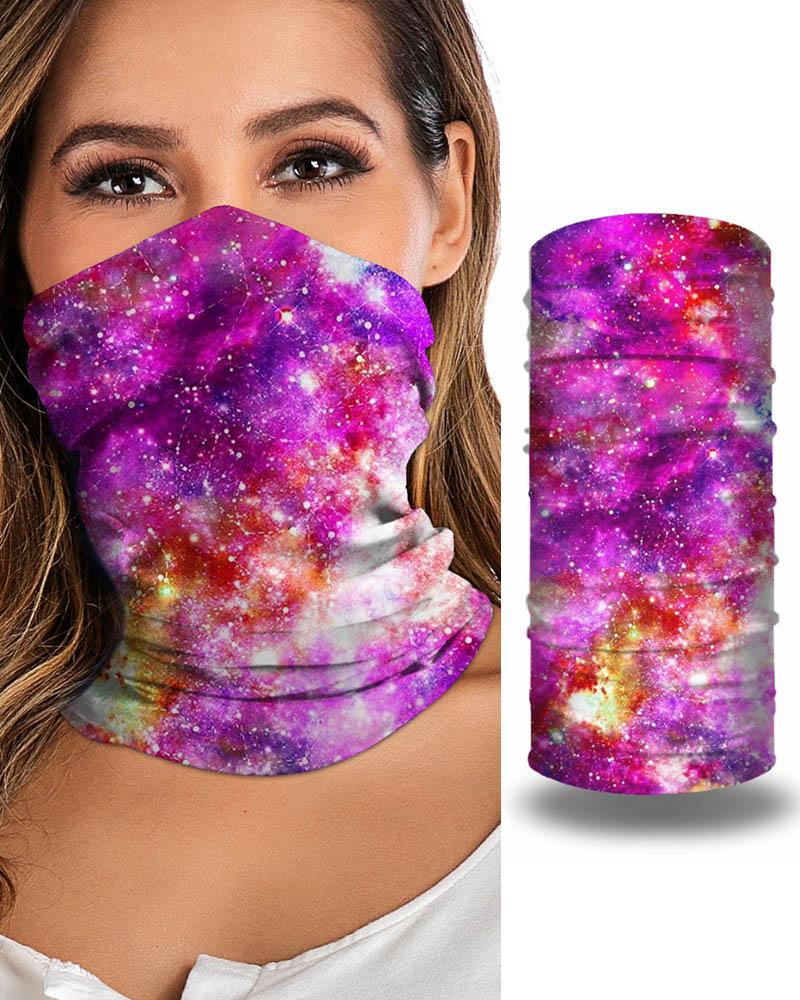 

Print Breathable Face Bandana Magic Scarf Headwrap Balaclava, Hot pink
