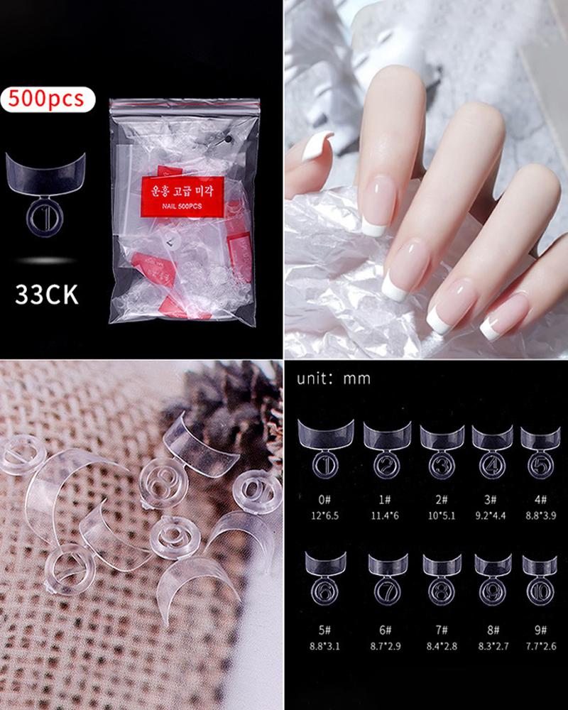 

Clear False Nails, Style6