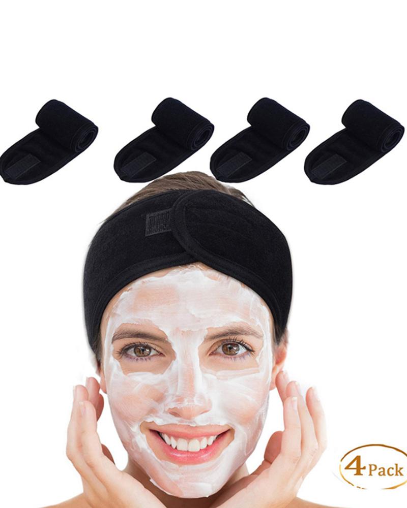 

Velcro Shower Headband, Black