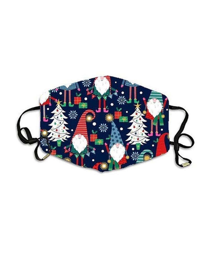 

Christmas Print PM2.5 Breathable Face Mask, Style6