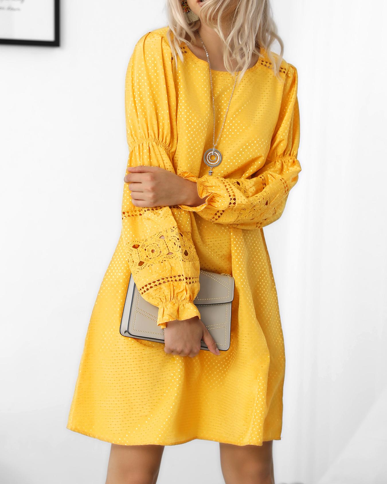 

Ethnic Style Hollow Out Casual Dress
