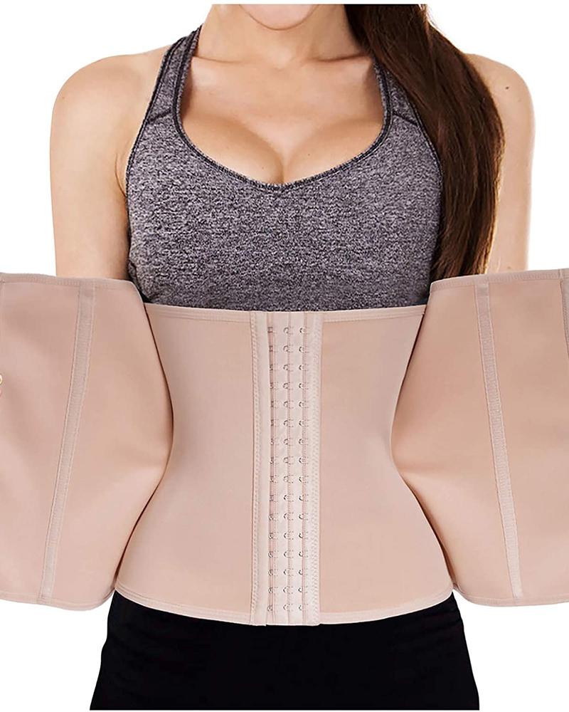 

Waist Trainer Neoprene Belt Corset Workout Body Shaper, Nude