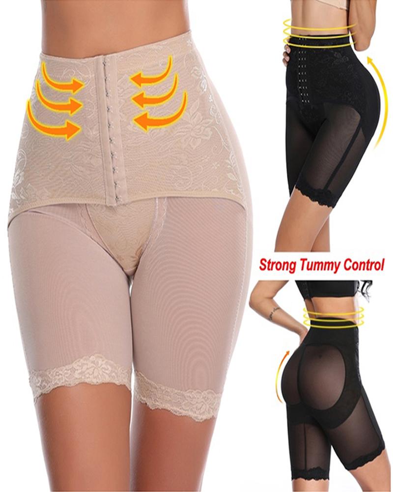 

High Waist Tummy Control Pants Slimming Underwear Butt Lifter Shapewear, Nude