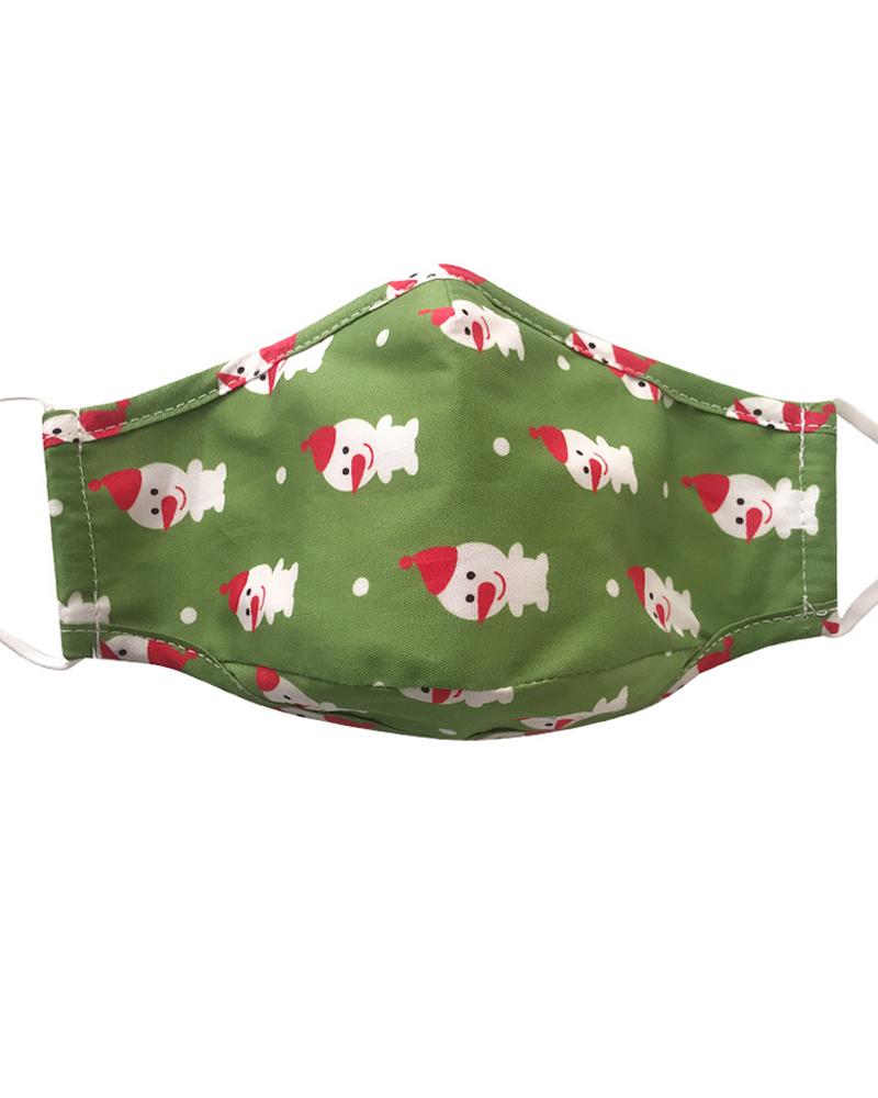 

Christmas Print PM2.5 Filter Face Mask, Style5