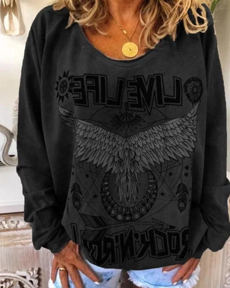 

Live Life Long Sleeve Shirt, Black