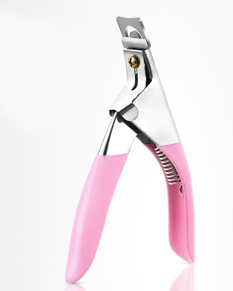 

U Shaped Nail Scissors, Pink