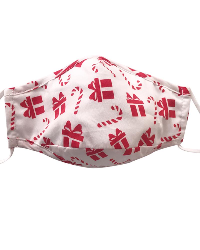 

Christmas Print PM2.5 Filter Face Mask, Style7