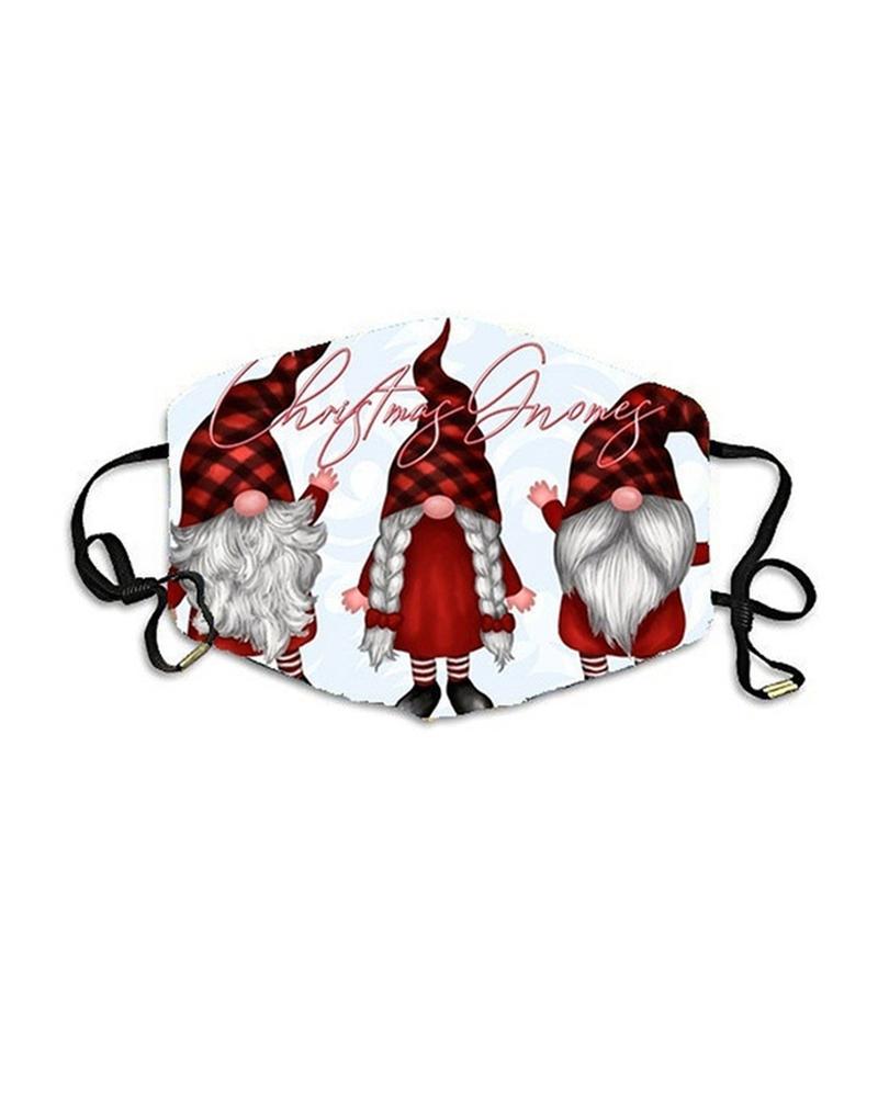 

Christmas Print PM2.5 Breathable Face Mask, Style10